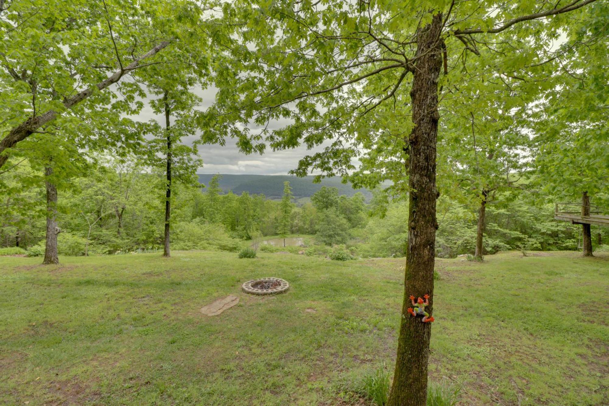 Spacious And Elegant Mountain View Cabin With Deck! Luaran gambar